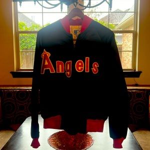 Men’s Vintage Starter CA Angels warmup jacket. From Mitchell & Ness in PA 1980.